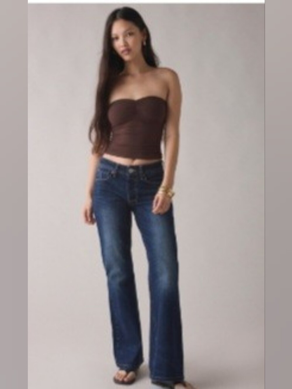 NWT BDG Urban Outfitters Teo Relaxed FlareJeans in Thunder Wash ■ Size 30W x 32L